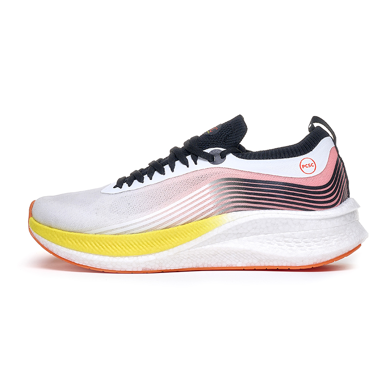 

PCSC Низкие кроссовки Super ETPU для бега, мужские, черные, оранжево-желтые