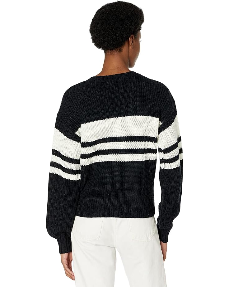 

Свитер Saltwater Luxe Alia Long Sleeve Stripe Sweater, черный