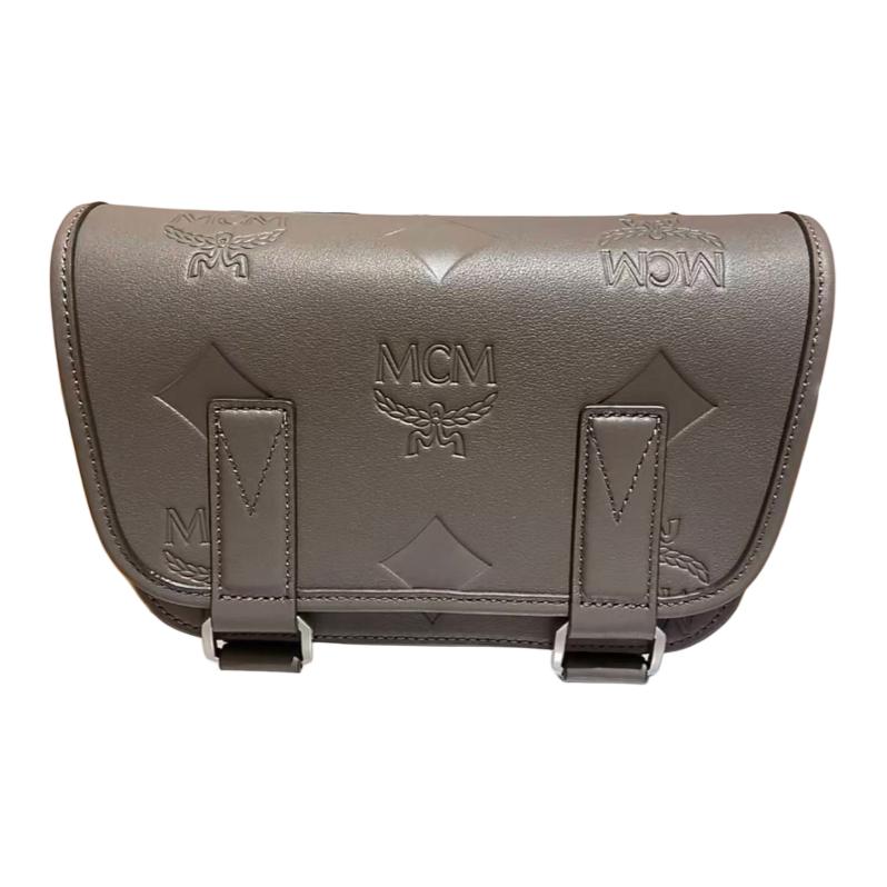 

MCM Сумка Aren Nappa Leather через плечо, кроссбоди мини женская gray