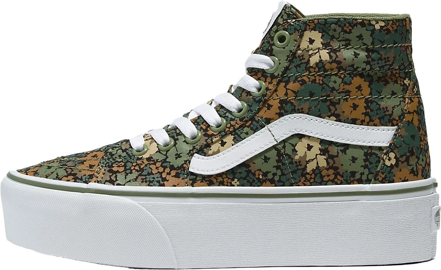 Кроссовки Vans Unisex Sk8 Hi High, зеленый