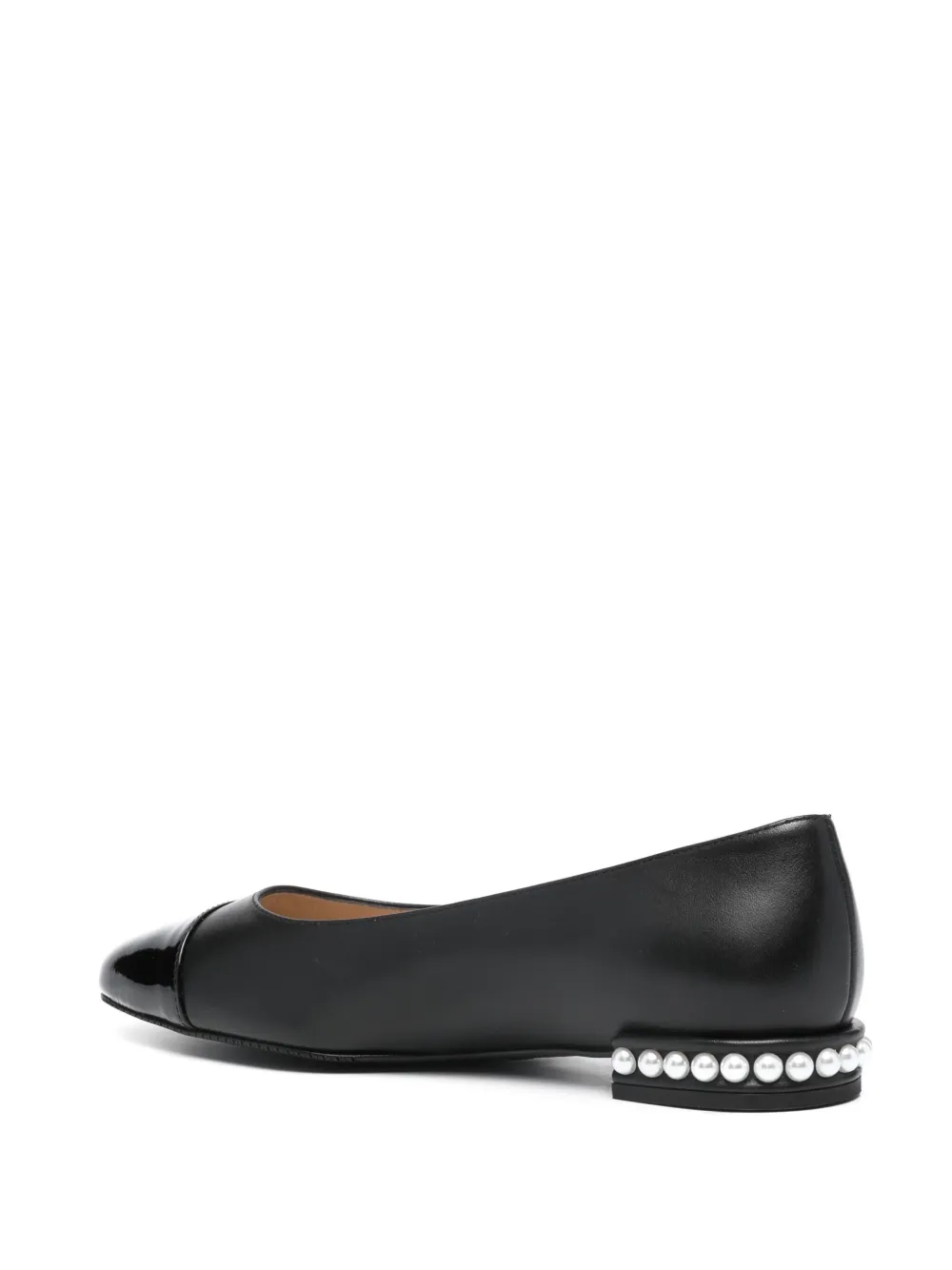 Балетки Pearl Flat Stuart Weitzman, черный — фото 3