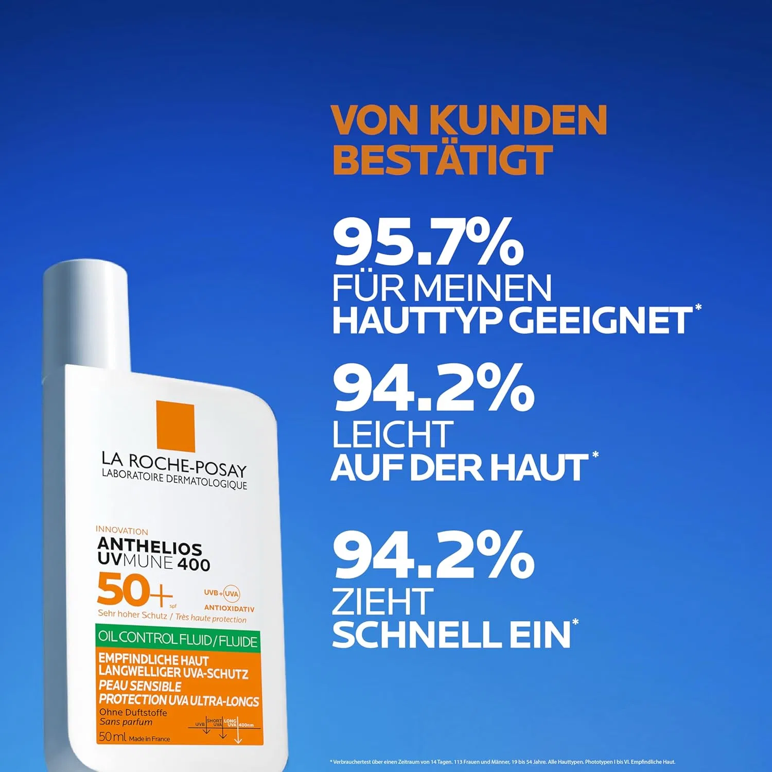 Солнцезащитный флюид Anthelios Uvmune400 SPF50 от La Roche Posay La Roche-Posay — фото 3