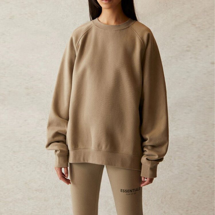 SS21 Толстовка унисекс Мох Fear Of God Essentials, цвет Moss — фото 3