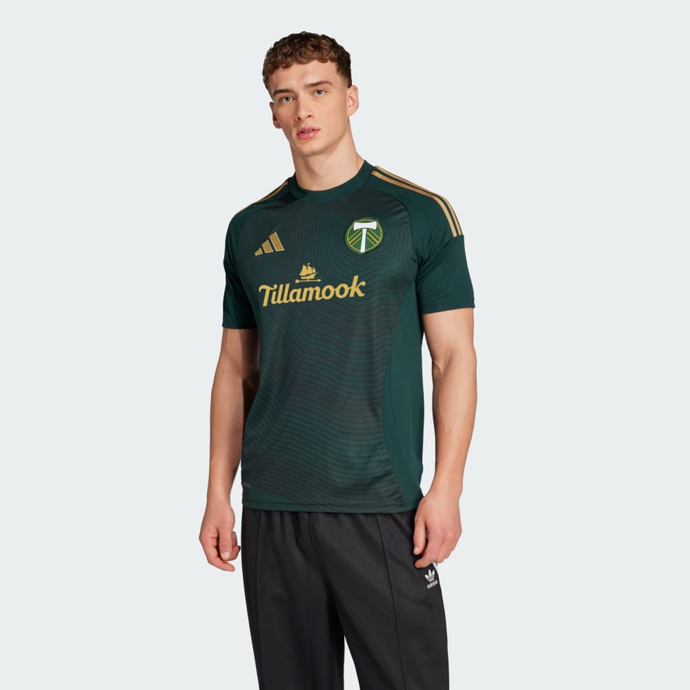 

Джерси Adidas Portland Timbers 25/26 Home Jersey, цвет Green Night/Multi