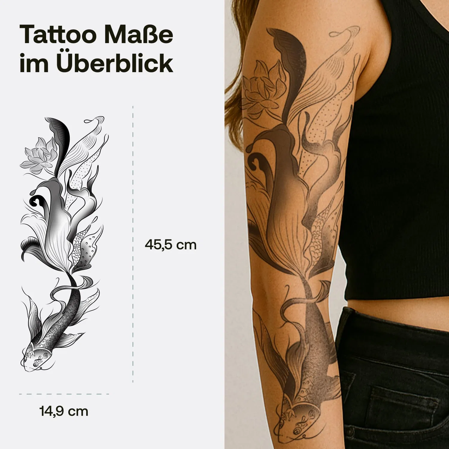 Временные татуировки «River of Lotus» от Inkster Tattoo Inkster, River Of Lotus — фото 4