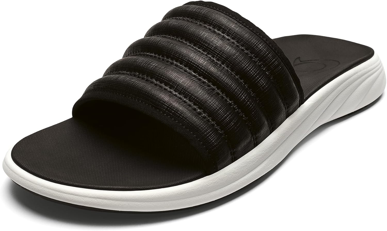 

Мужские сланцы OLUKAI Komo, водостойкая обувь с мягкой ремешковой стелькой, комфорт и поддержка на весь день, черный