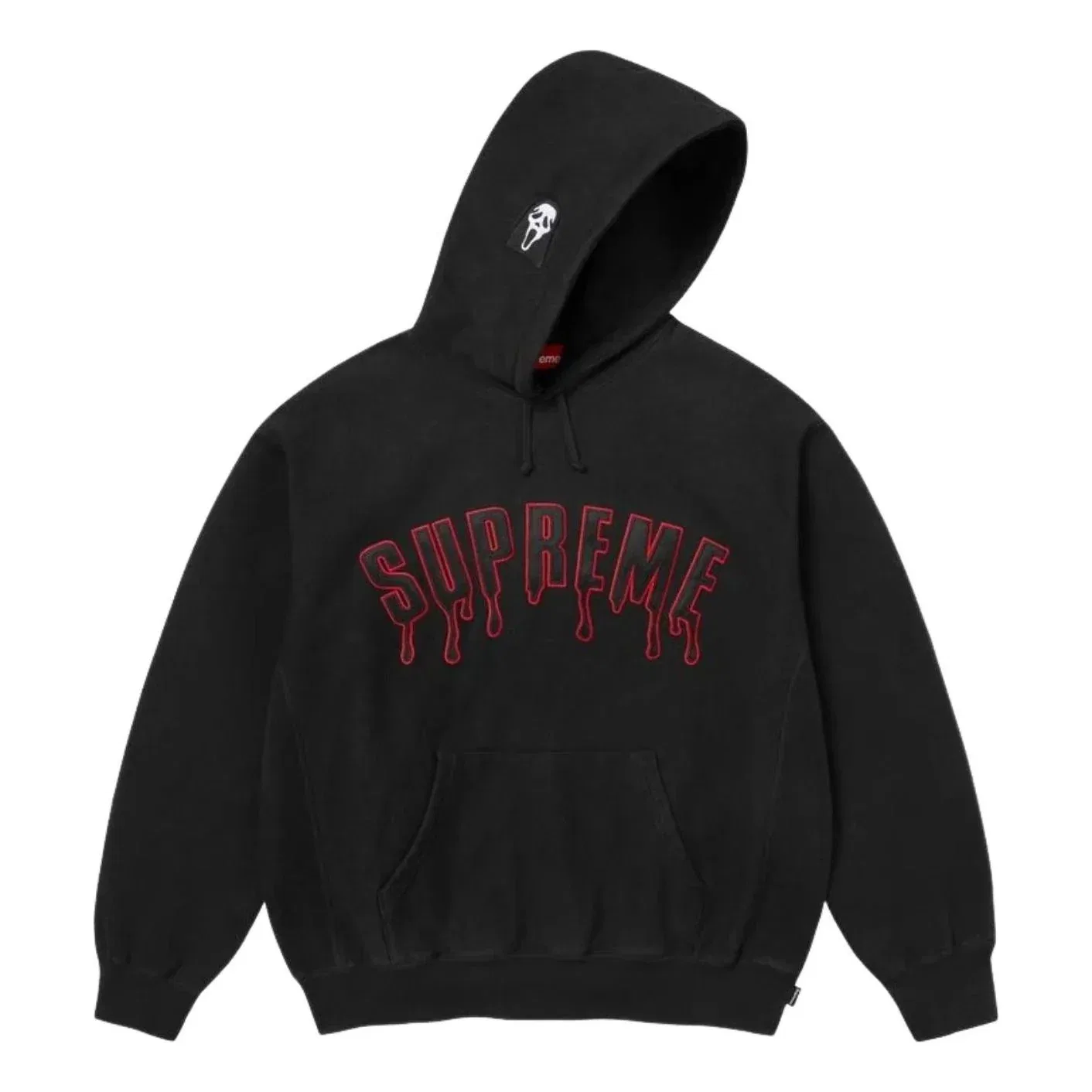 Толстовка Supreme x Ghostface SS26 Arc с капюшоном, черный