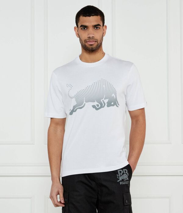 

Футболка dricard_rb Relaxed fit Hugo, белый