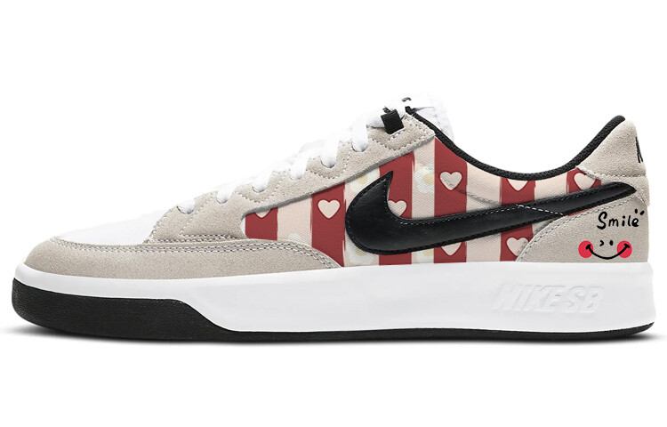 

Кроссовки Nike SB Adversary Skateboarding Shoes Unisex Low-top White/gray, светло-серый