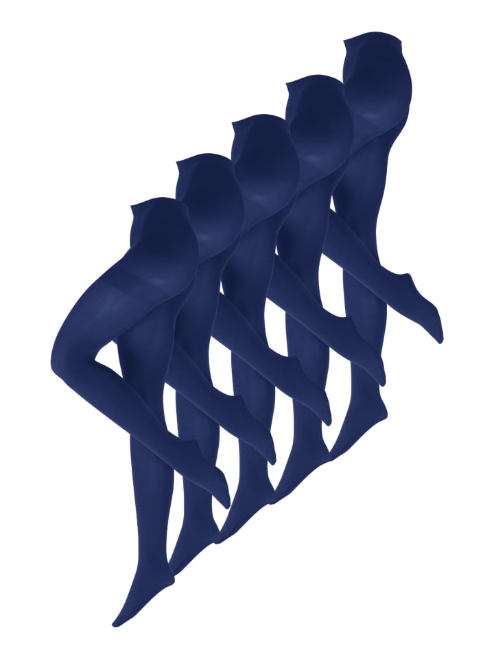 

Nur Die Ультрапрозрачные колготки плотностью 80 ден, синего цвета