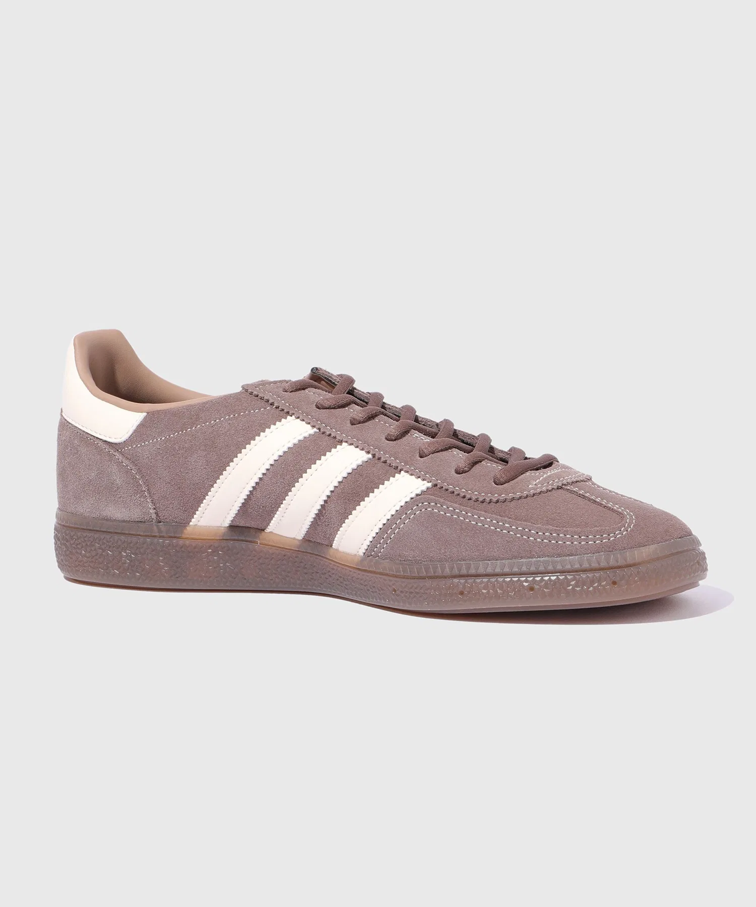 Мужские кроссовки из замши Adidas HANDBALL SPEZIAL KK1153 коричневые — фото 4