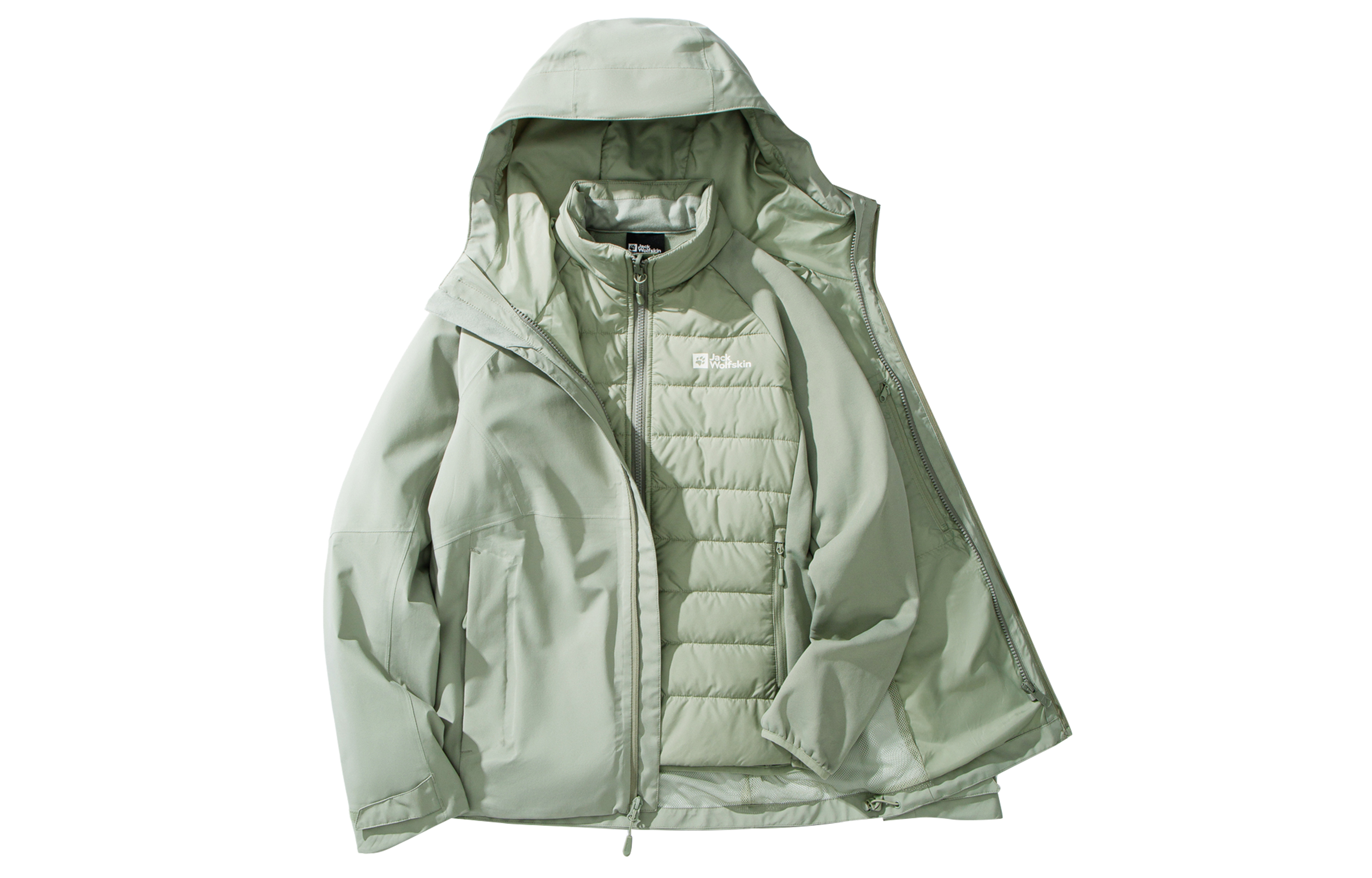 

JACK WOLFSKIN Ветровка Women's, Mint Leaf Green/4137