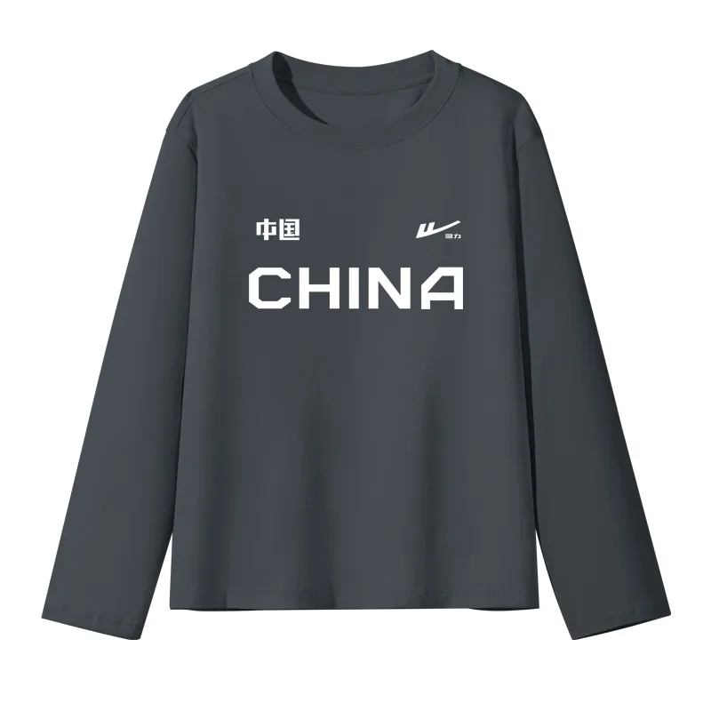 Футболка для детей с круглым вырезом WARRIOR, Red China Logo — фото 3