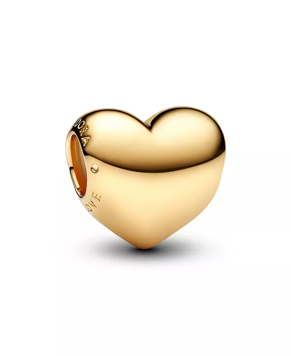 

Подвеска в форме сердца Be Love с гравировкой, покрытая 14-каратным золотом Pandora, gold