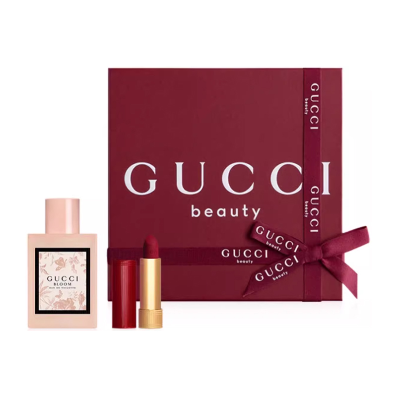 GUCCI Floral Joy Velvet Mist набор помады и духов туалетная вода White Flower Neroli 50 мл+3,5 г — фото 4