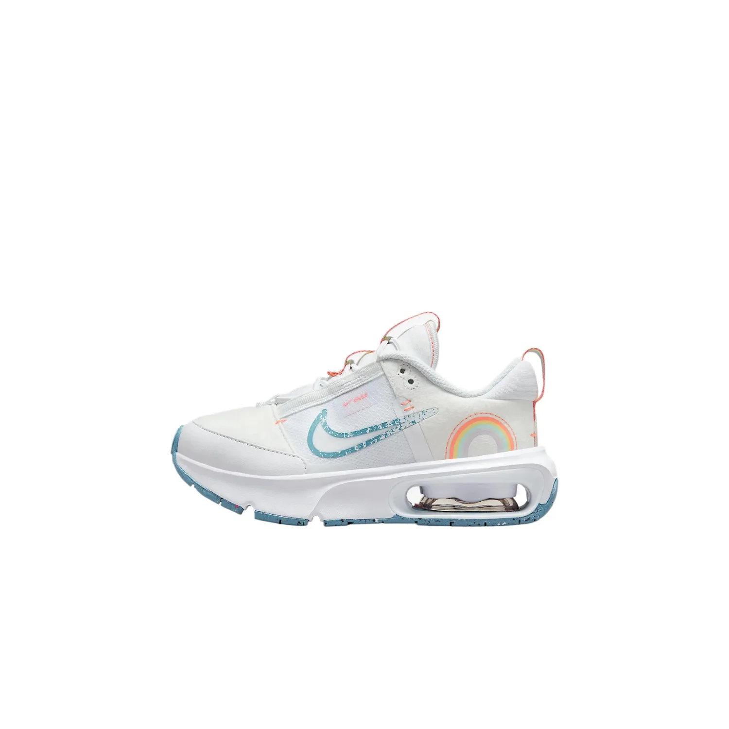 Nike Кроссовки Air Max INTRLK для детей White/Deep Red/Light Blue Gray/Vintage Blue