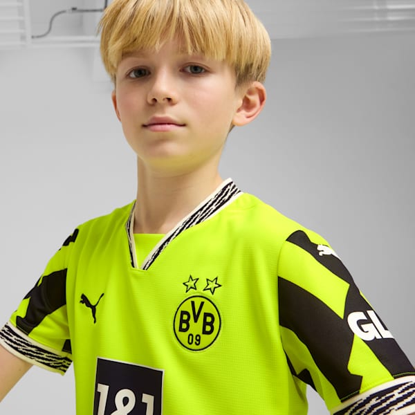 Футболка для больших детей Borussia Dortmund Anniversary Puma, желтый — фото 2