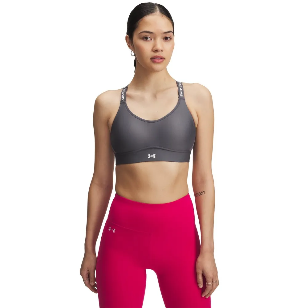 

Спортивный топ Under Armour Infinity 2.0 medium support, серый