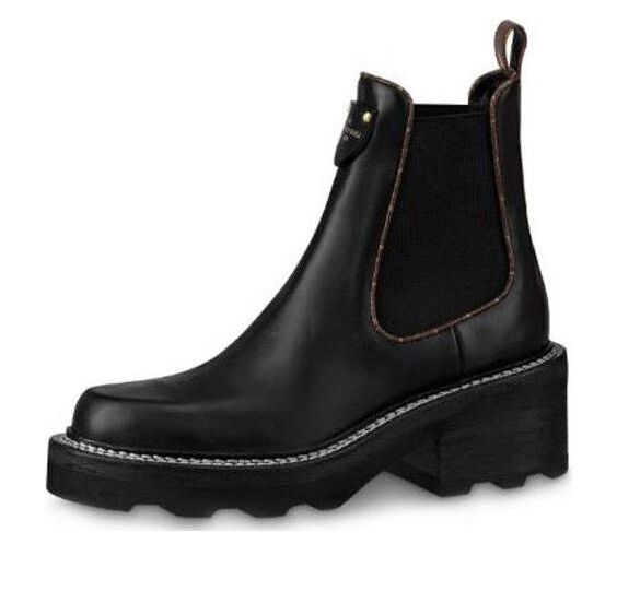 Кроссовки lv beaubourg chlsea boots 'black brown white' Louis Vuitton, черный