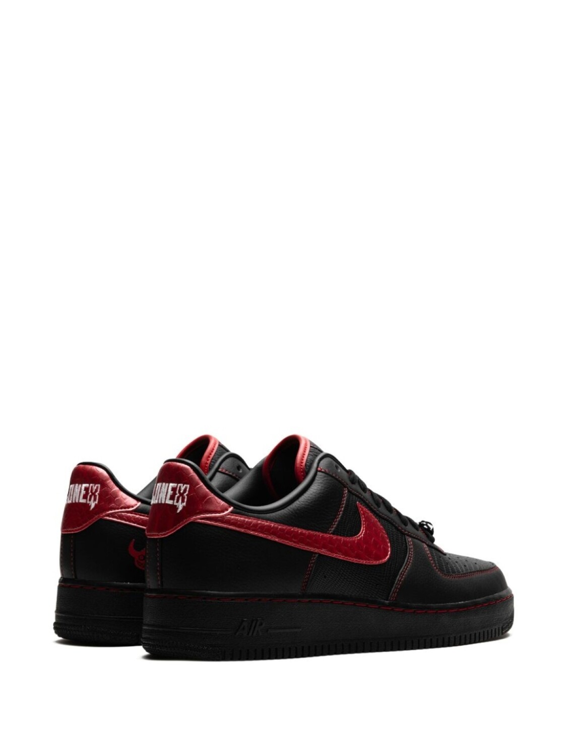 Кроссовки Air Force 1 Low RTFKT - Demon Nike, черный — фото 2
