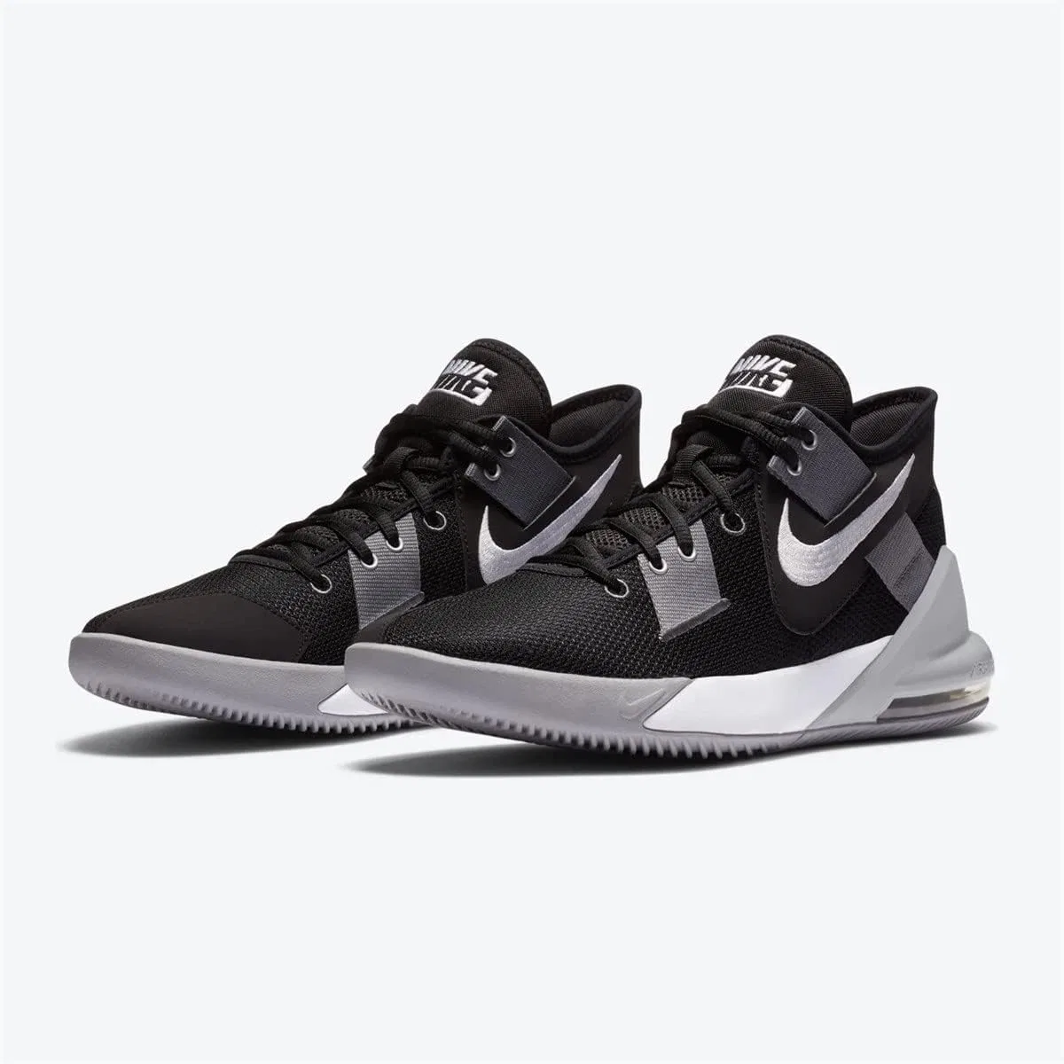 Баскетбольные кроссовки NIKE Cq9382 001, Black White Cool Grey 001 — фото 3