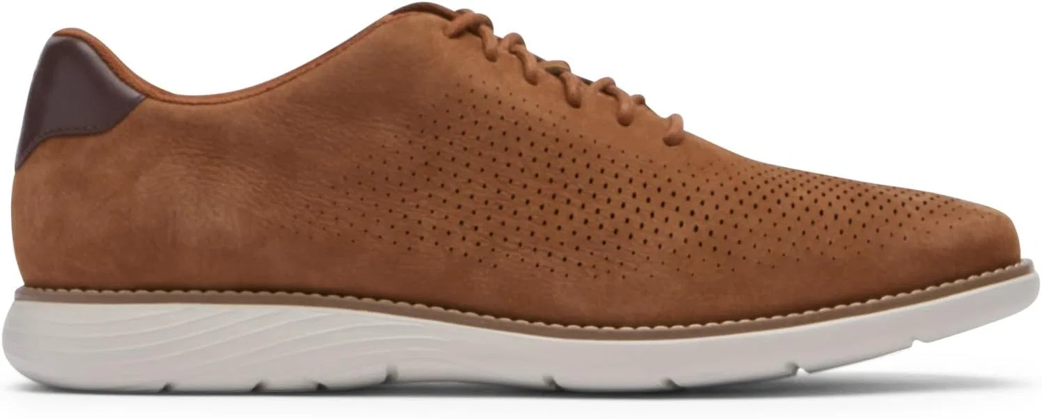 Мужские оксфорды Rockport Garett Ubal, Light Brown — фото 3