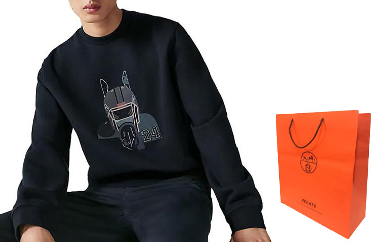 

Футболка мужская морская синяя HERMES