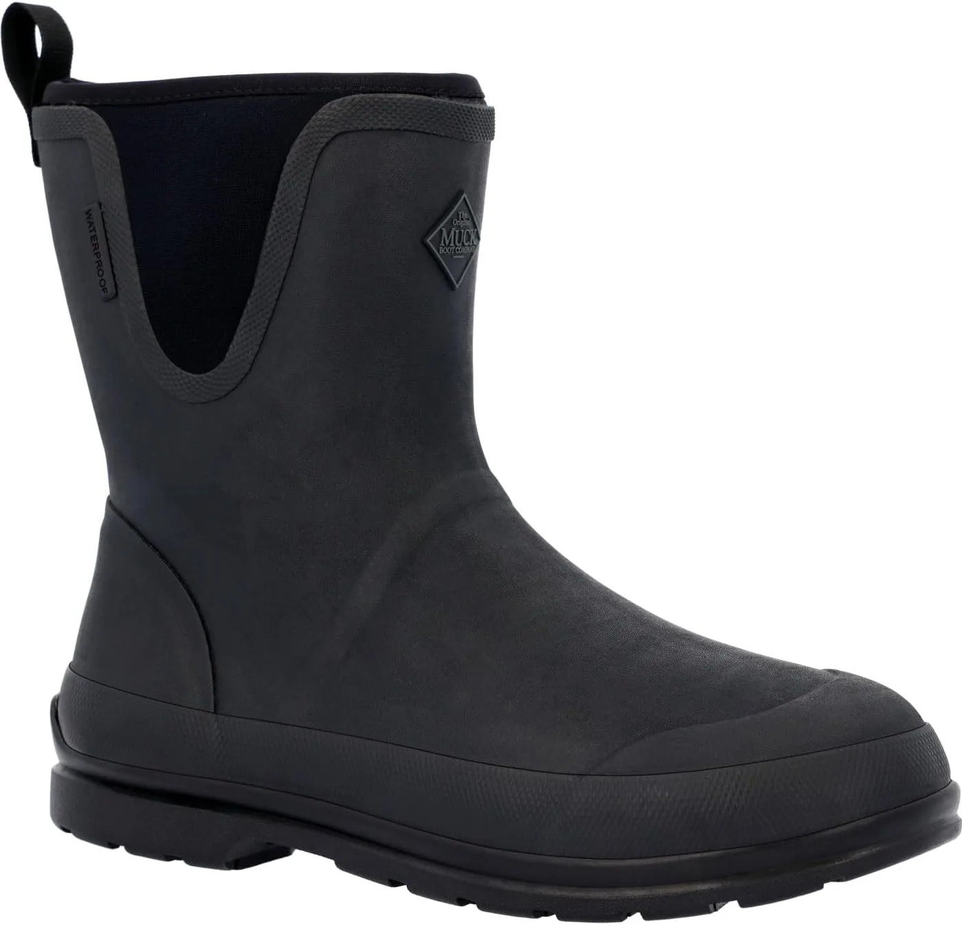 Мужские резиновые сапоги Muck Boot Slip On Mid Wellington Boots Muck Boots, черный