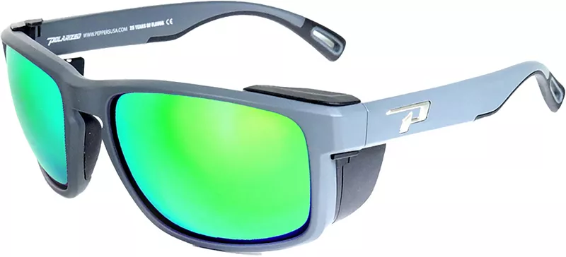 

Непотопляемые поляризационные солнцезащитные очки Peppers Sea Dweller Peppers Eyewear, цвет Matte Gray/Green Mirror