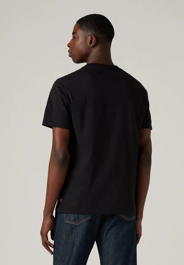 Футболка с графическим принтом на воротнике Levi'S, Graphic Black — фото 2