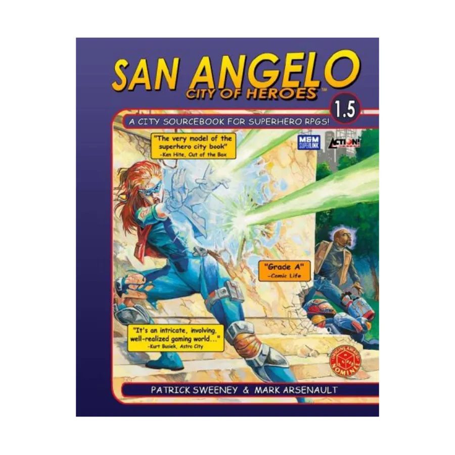 

San Angelo - City of Heroes (1.5 Edition), San Angelo - City of Heroes, мягкая обложка