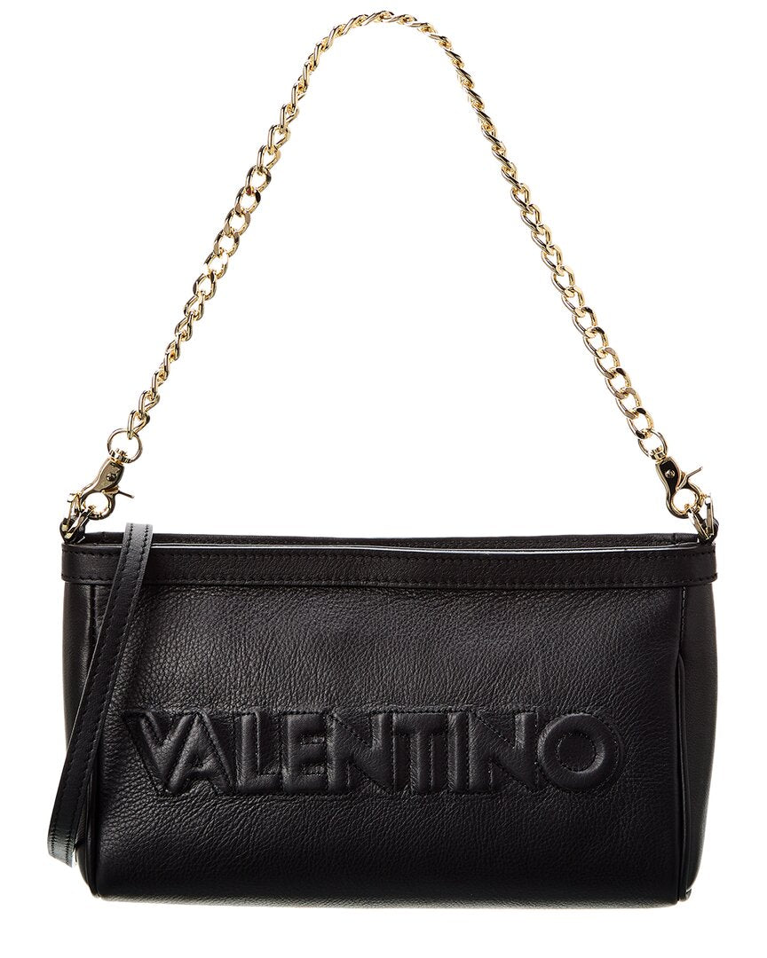 

Valentino by Mario Valentino Celia Кожаная сумка через плечо с тиснением, черный