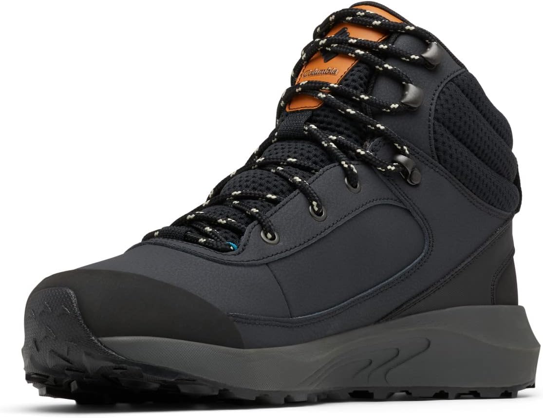 Мужские ботинки Columbia Trailstorm Peak Mid, черный/темно-серый — фото 2