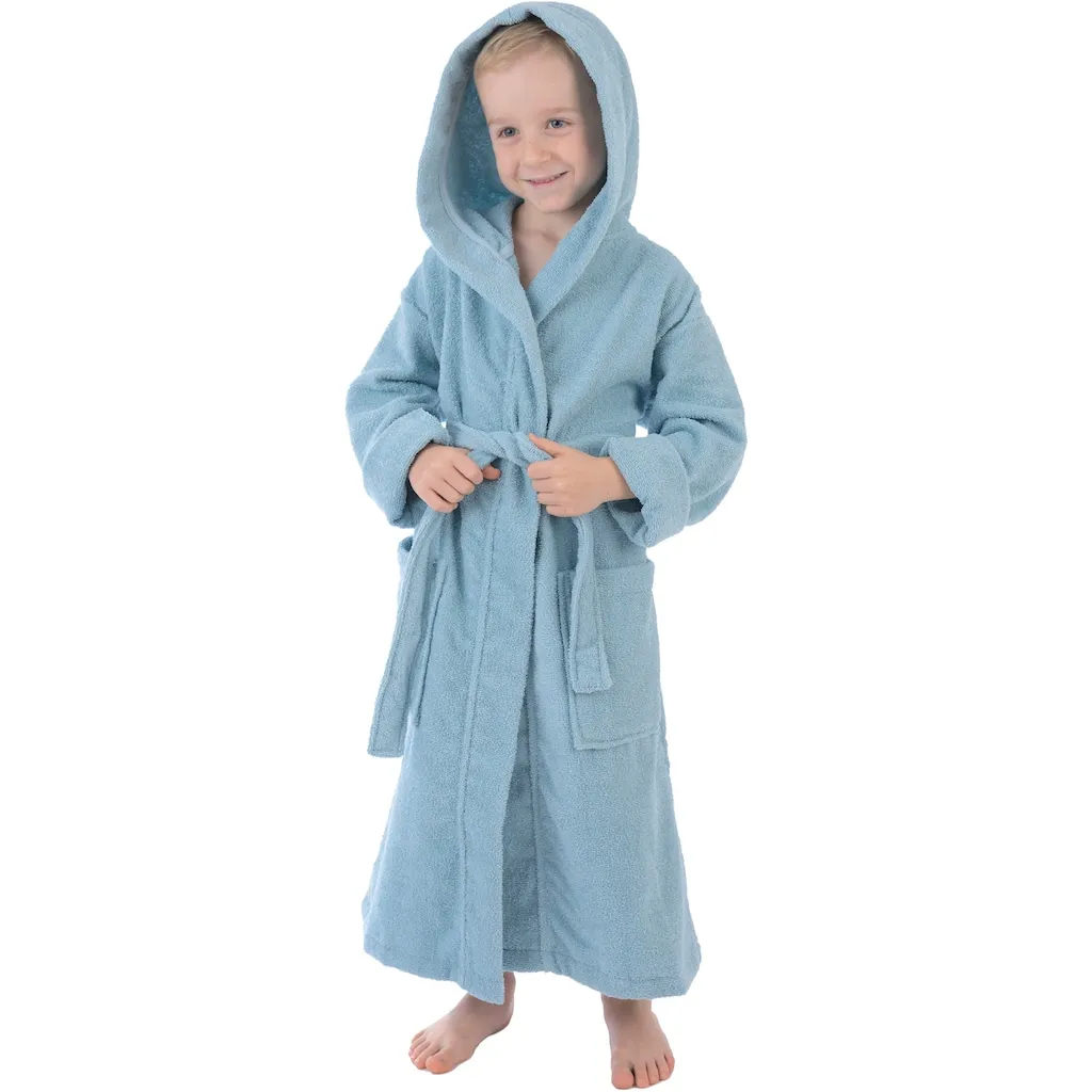 

Детский банный халат 8530, 1 шт., с капюшоном Wewo Fashion, Gletscher