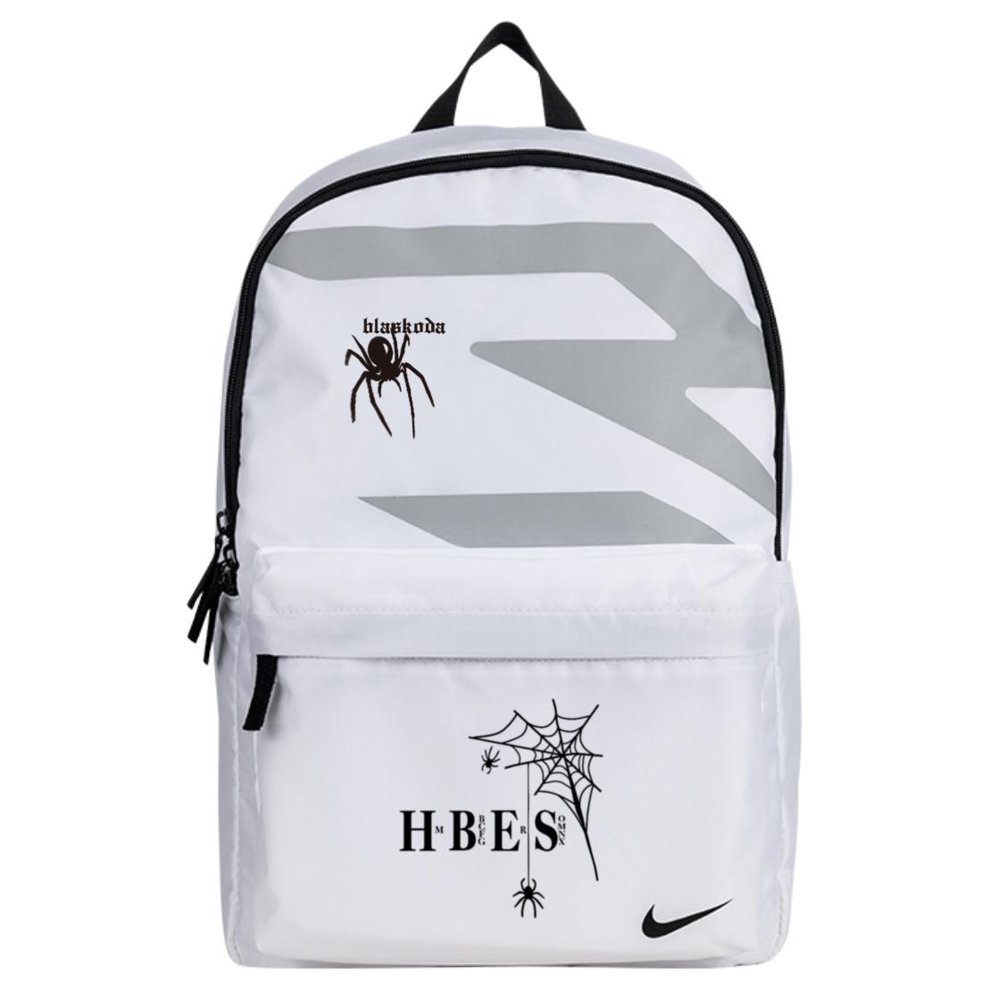 

Nike Полиэстеровый рюкзак унисекс белый, Spider