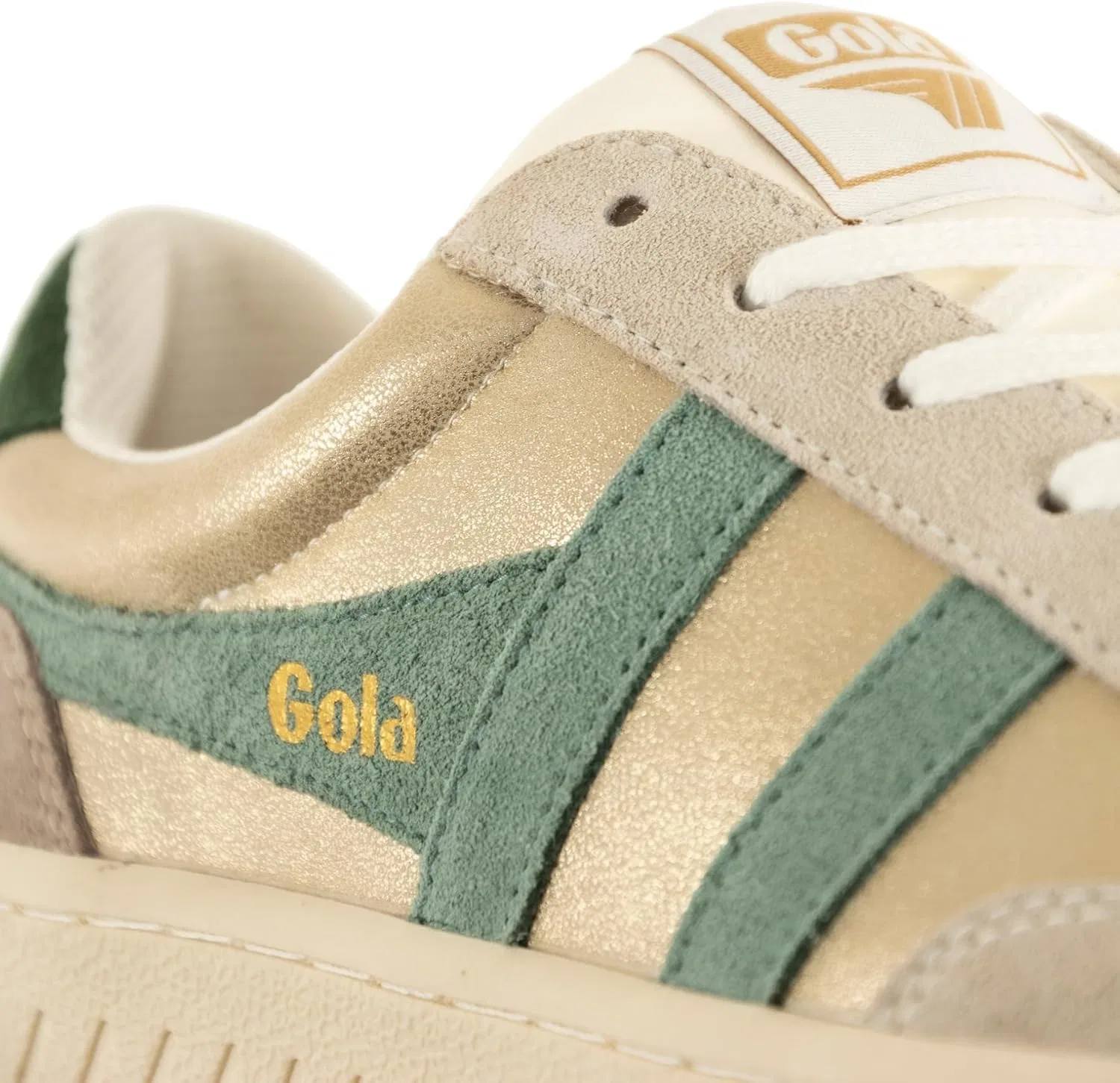 Кроссовки Gola Superslam YX GLD/Green Mist/Evergreen — фото 4