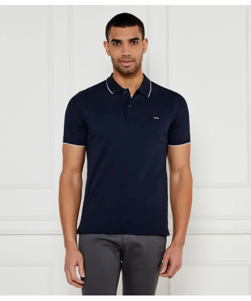 

Футболка поло Slim fit Calvin Klein, синий