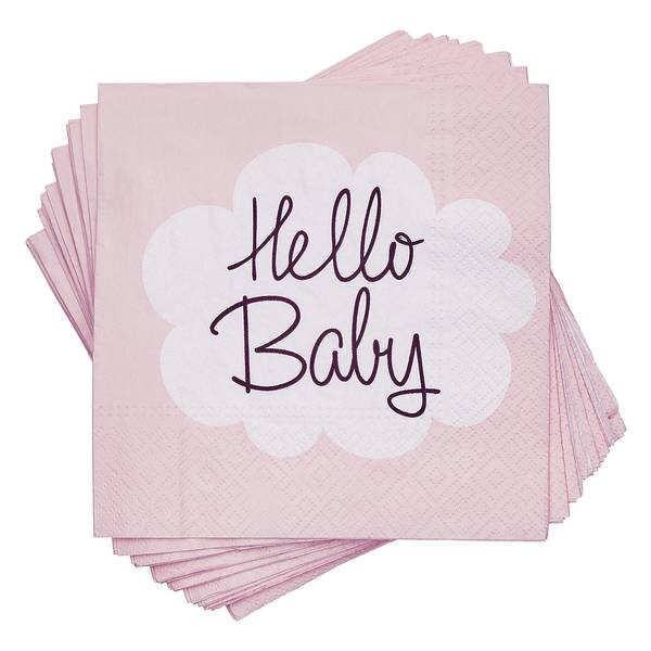 

Салфетки бумажные après baby girl Butlers, розовый