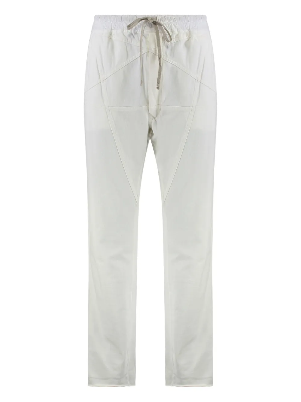 

Хлопковые брюки прямого кроя Rick Owens DRKSHDW, белый