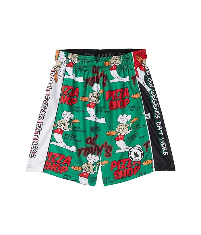Шорты с рисунком Boys Pizza Shop Shorts FLOW SOCIETY, Orange