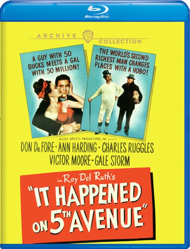 

Диск Blu-ray It Happened On Fifth Avenue [1947]