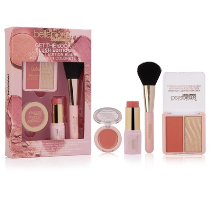 

Get The Look Kit Blush Edition включает в себя 3 румян и 1 кисть Bellapierre