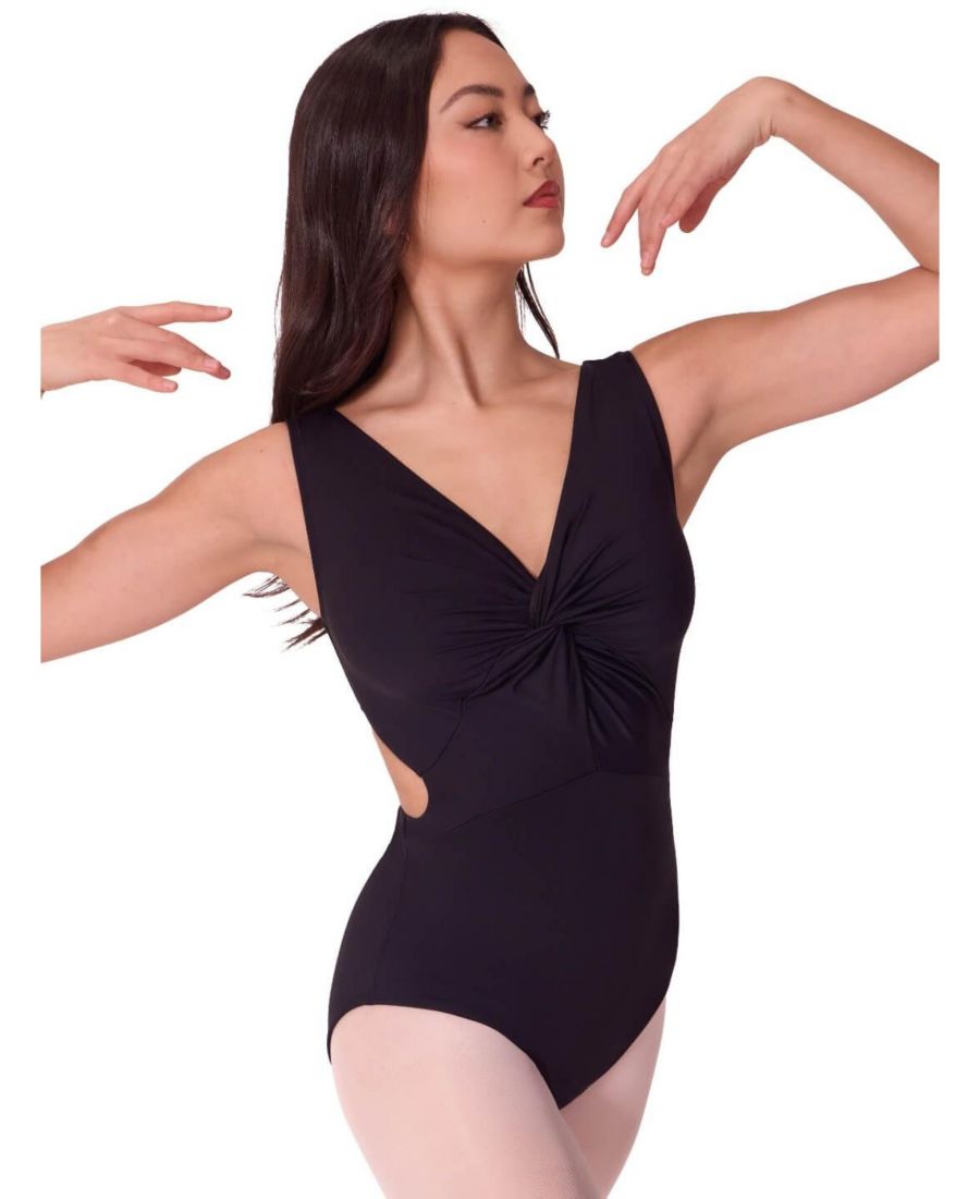 

Женский купальник Soft Elegance с перекрученным передом Capezio, Black