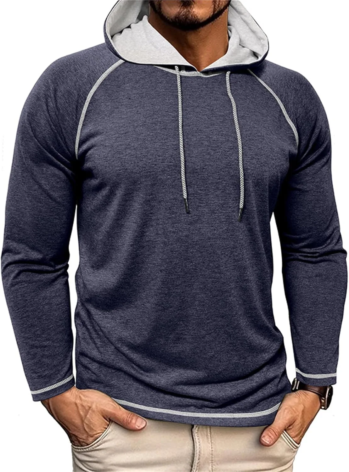 Толстовка с капюшоном для мужчин Golf Fleece, легкая, casual