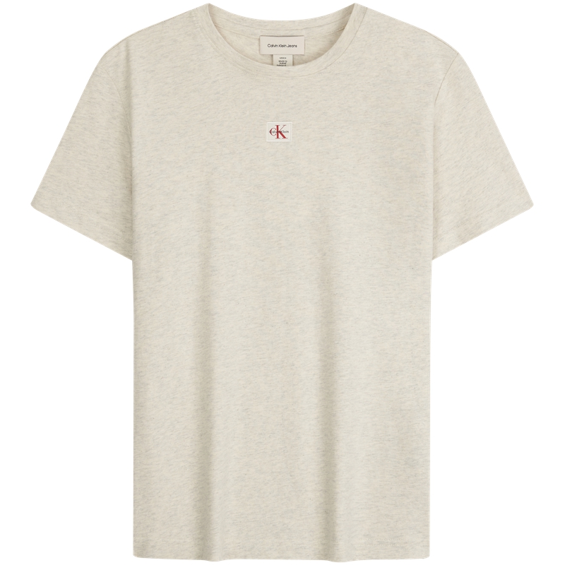 Футболка Women's Crew Neck Moderate Calvin Klein, yaf-айвори — фото 2
