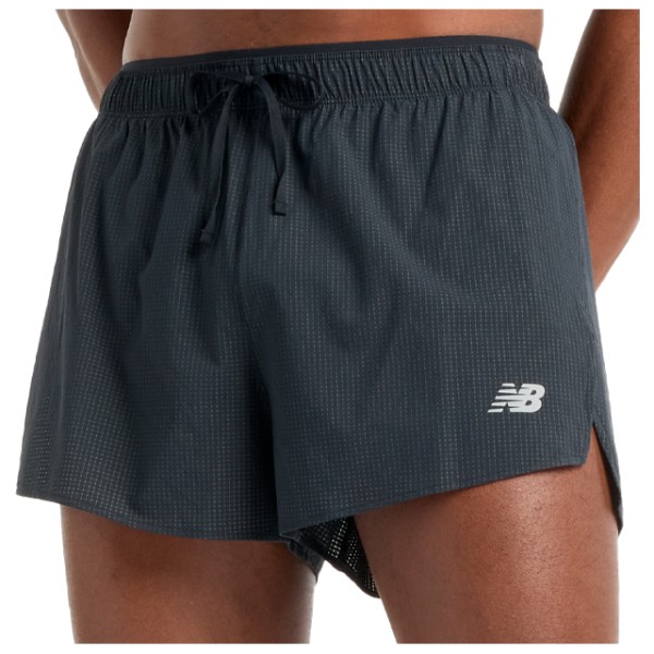 

Rc ультралегкие шорты-сплит 3 дюйма - шорты для бега New Balance, черный