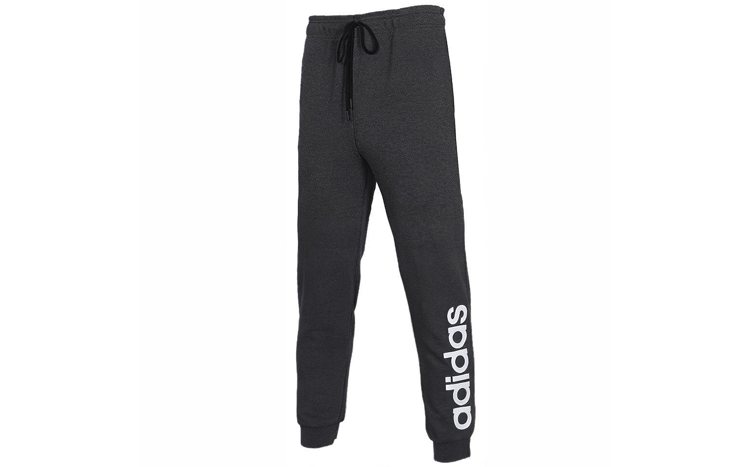 Adidas Neo Вязаные спортивные штаны мужские, серые — фото 2