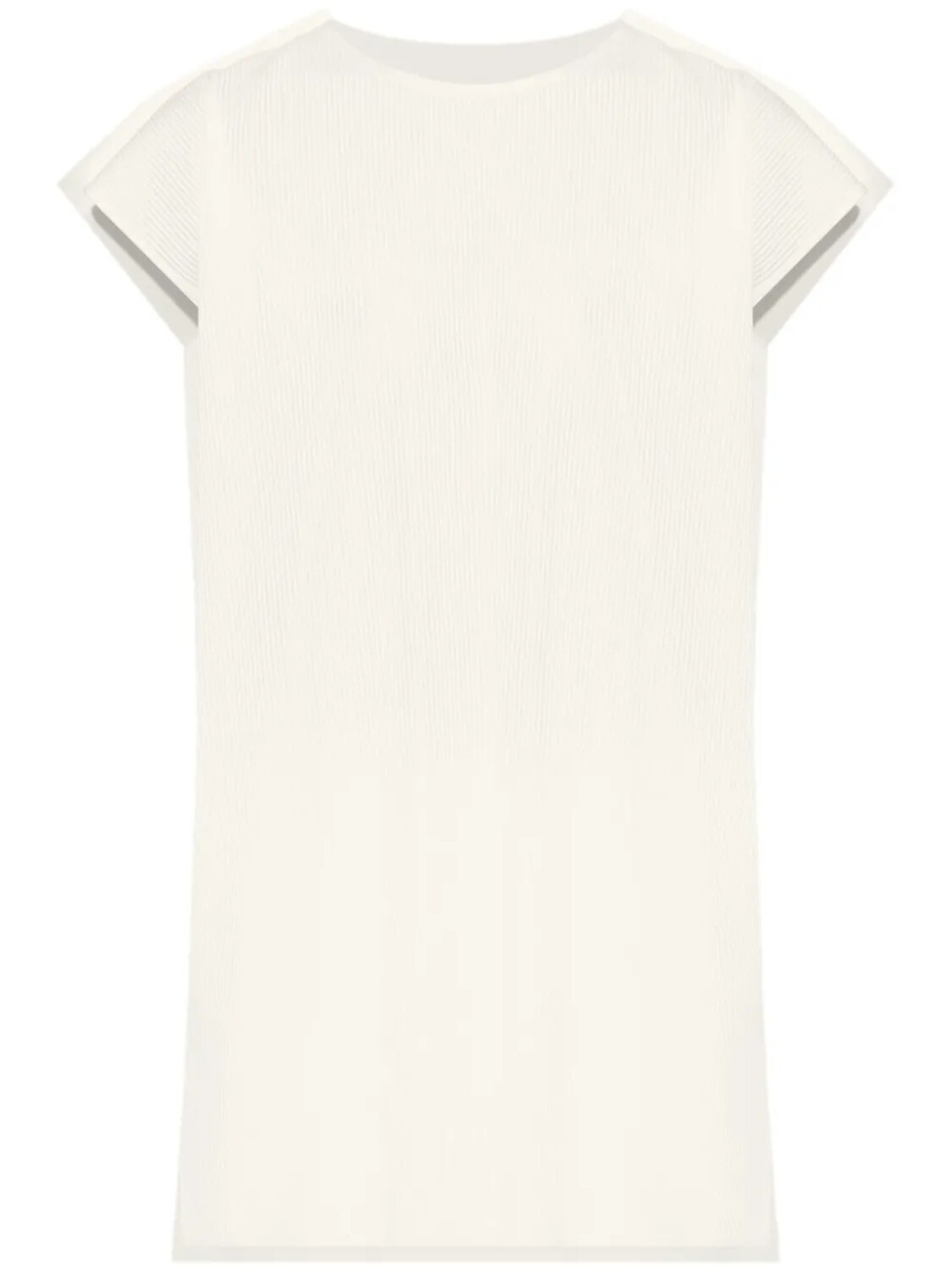 

Pleats Please Issey Miyake плиссированная туника с боковыми разрезами, белый