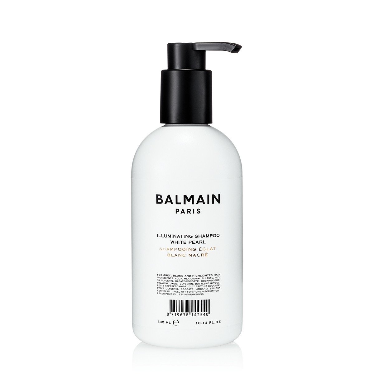 Шампунь hc illuminating shampoo white pearl Balmain Hair, объем 300 мл