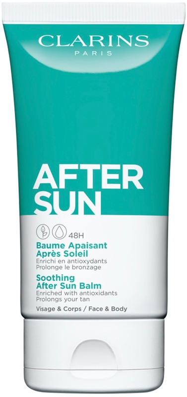 

Успокаивающий бальзам после загара, бальзам для сохранения загара после принятия солнечных ванн Clarins, 150 мл